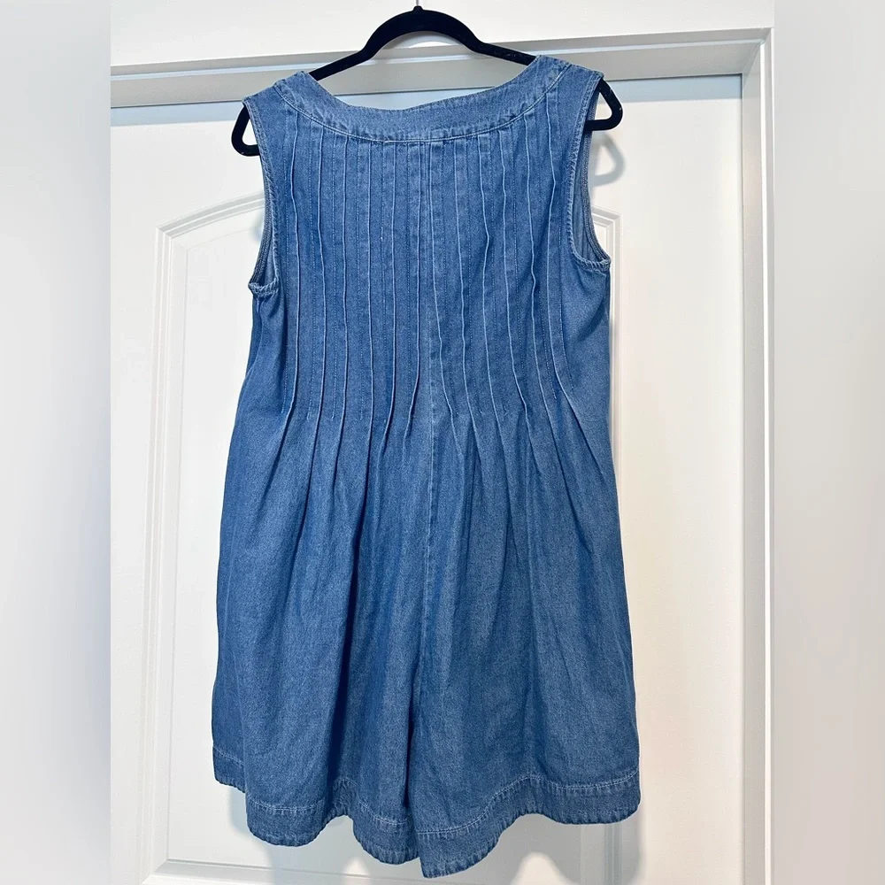 Altar'd State Evie Denim Romper- NWOT - Picture 6 of 7